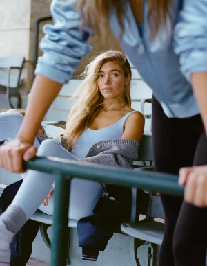 OFFLINE By Aerie Real Me Low Key Longline Sports Bra