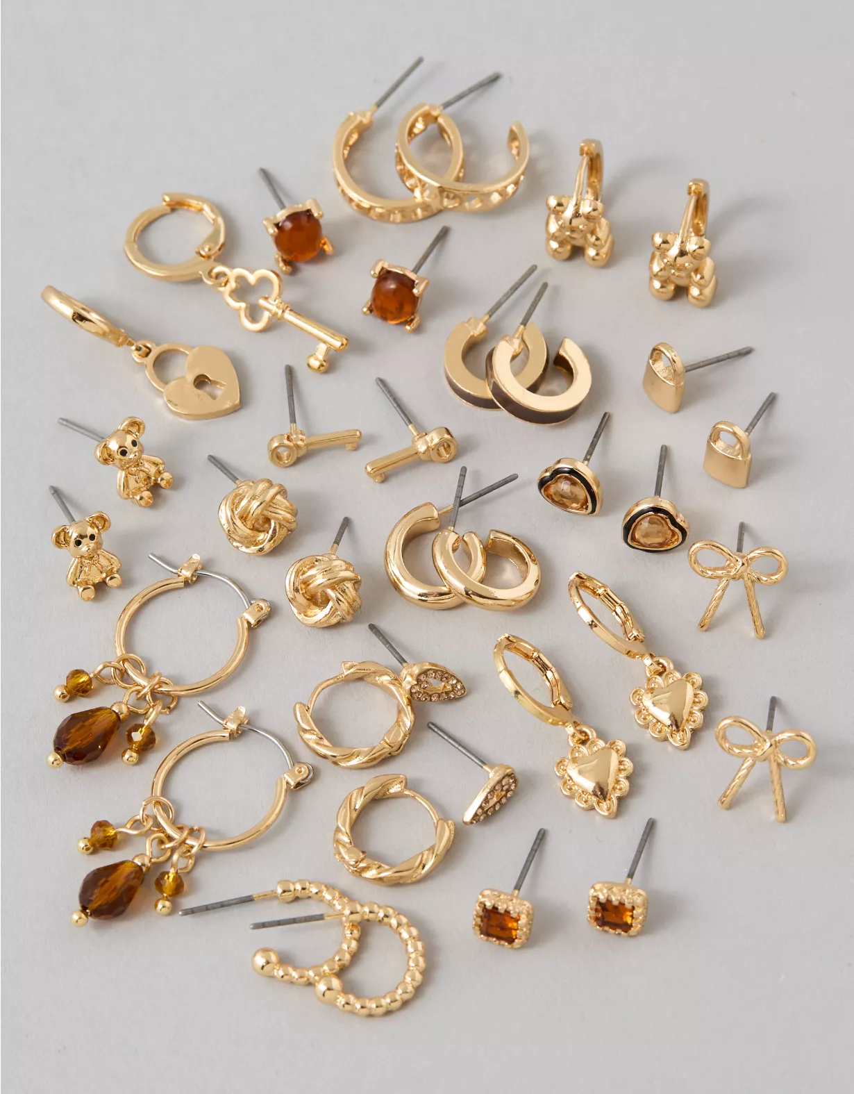 AEO Teddy Bear Earrings 18-Pack - Image 2