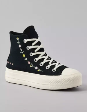 Converse Chuck Taylor All Star Embroidered Flowers High-Top Sneaker