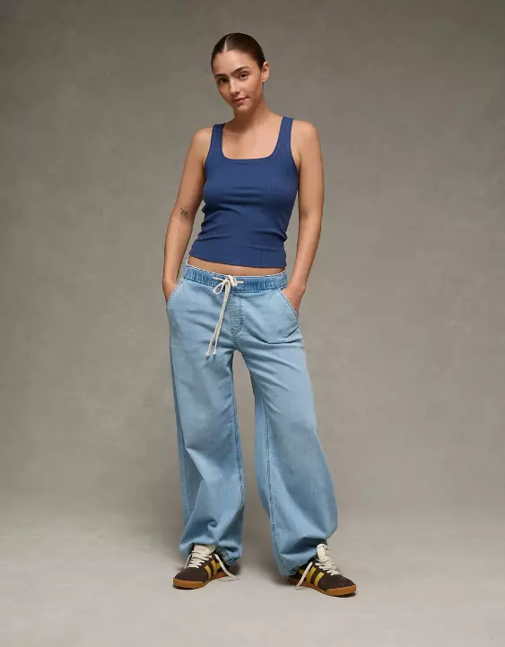 AE Square Neck Plush Tank Top - Image 5