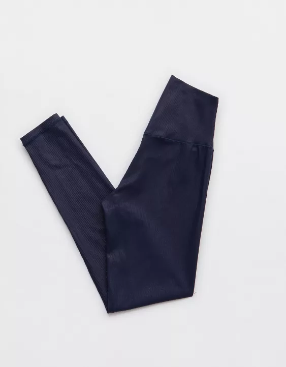 OFFLINE By Aerie Real Me XTRA Rib Foil Legging - Image 5