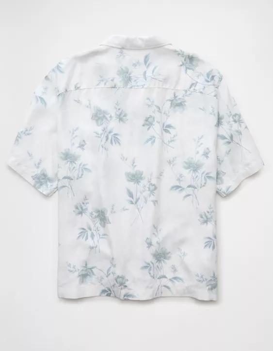 AE Poolside Floral Button-Up Shirt - Image 4