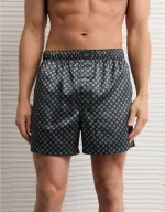 AEO Men's Satin Pocket Boxer Short