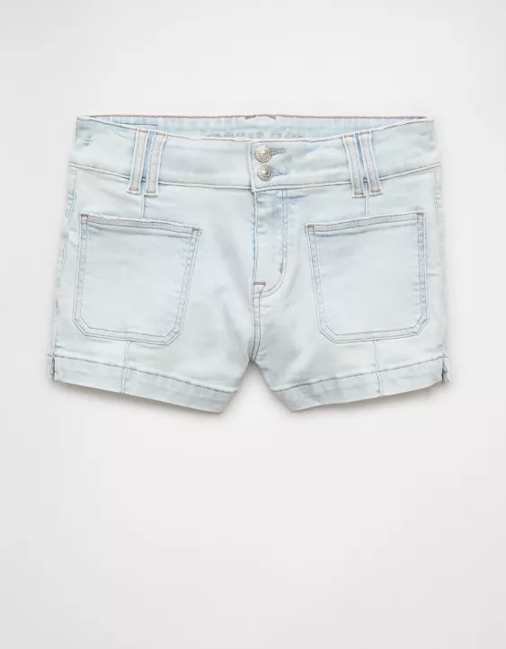 AE Next Level Ripped High-Waisted Denim Short Short - Image 3