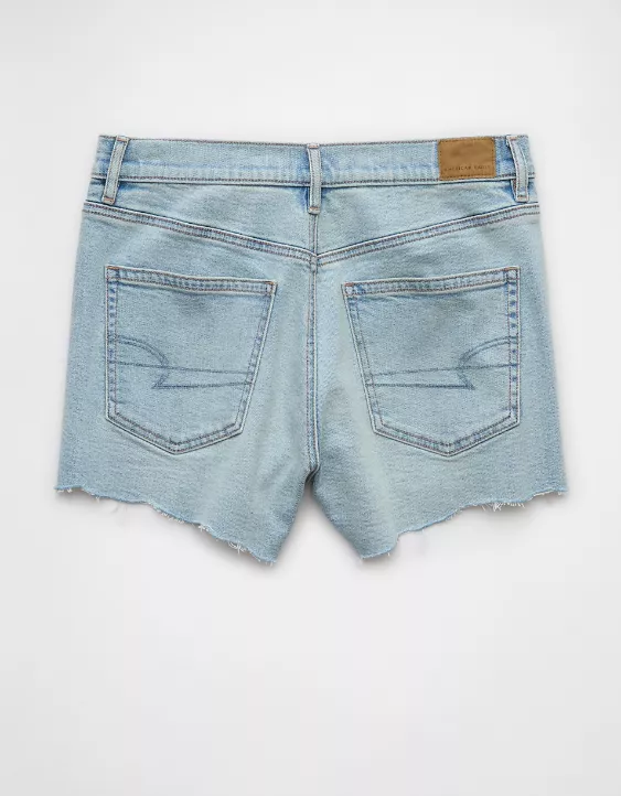 AE Strigid Super High-Waisted Relaxed Denim Short - Image 4