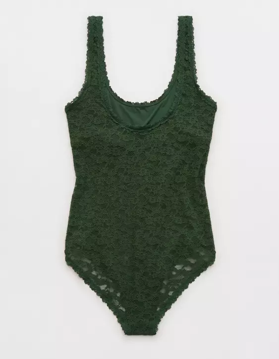 Show Off Vintage Lace Scoop Bodysuit - Image 4