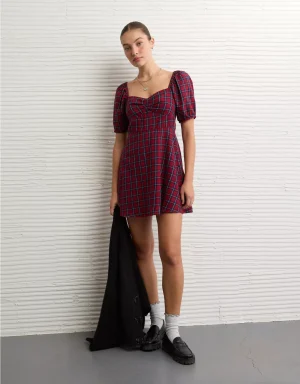 AE Catie Corset Puff Sleeve Mini Dress