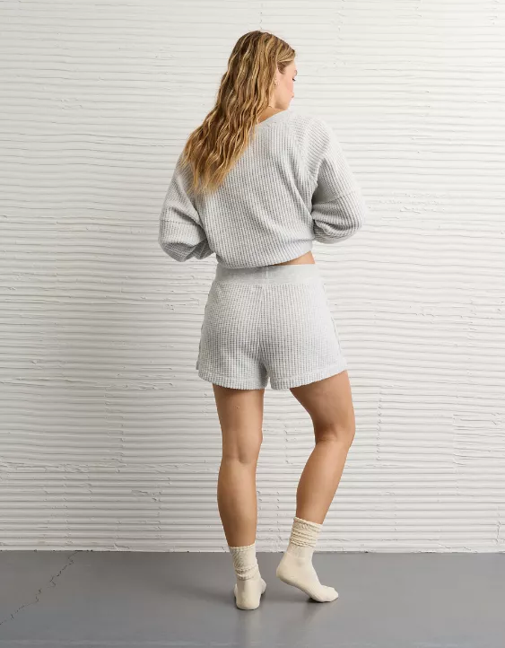 AE High-Waisted Big Hug Fleece Short - Image 2