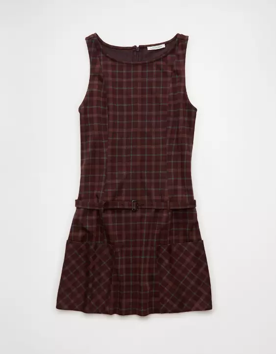 AE High Neck Belted Mini Dress - Image 3