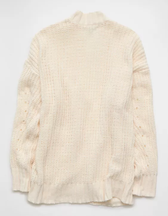 AE Chenille Cardigan Sweater - Image 4