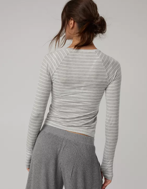 OFFLINE By Aerie Thumbs Up Fitted T-Shirt - Image 2