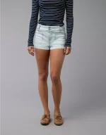 AE Next Level Ripped High-Waisted Denim Short Short