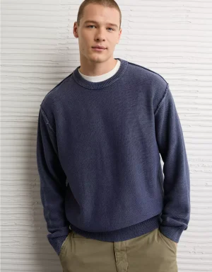 AE Washed Reverse Sweater