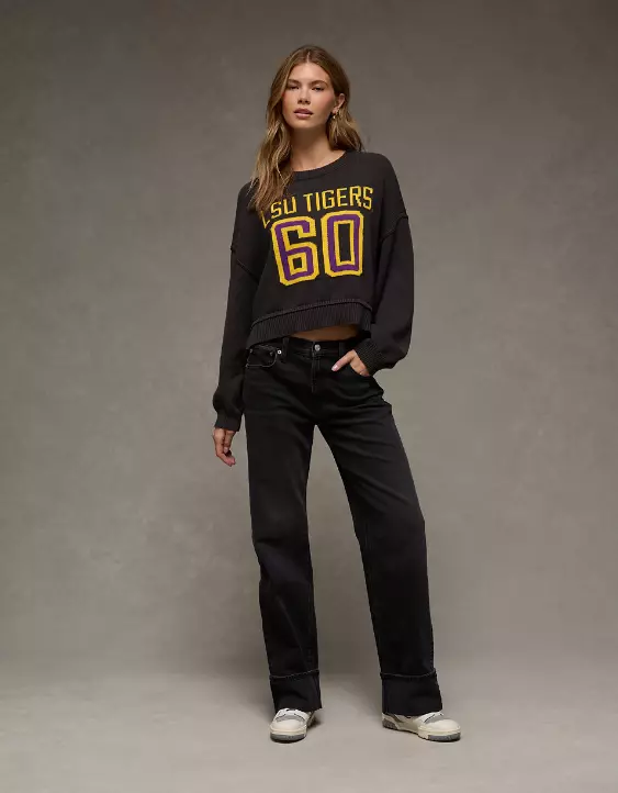 AE LSU Tigers Cropped Sweater - Image 5