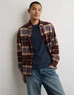 AE Relaxed Fit Everyday Flannel Shirt