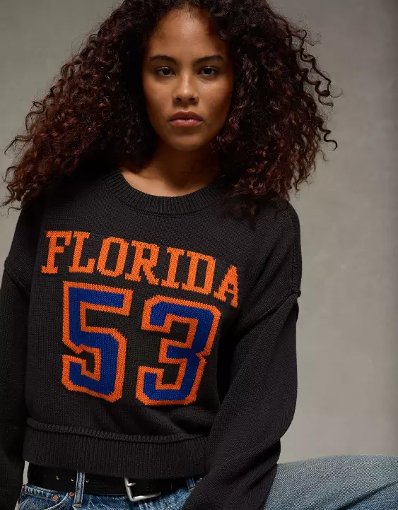 AE Florida Gators Cropped Sweater - Image 6