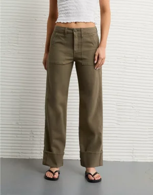 AE Stretch High-Waisted Utility Stovepipe Pant