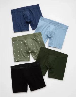 AEO Men's 6" Classic Boxer Brief 5-Pack