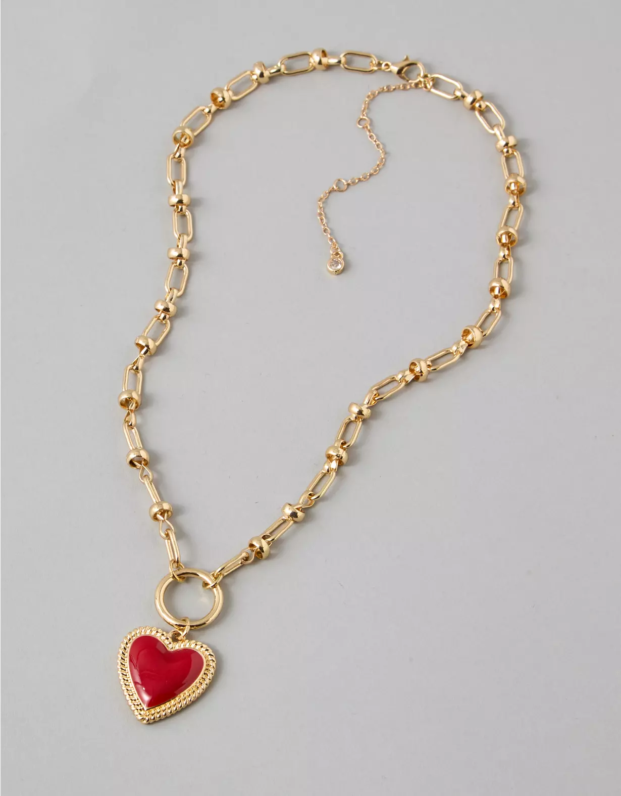 AE Red Heart Necklace