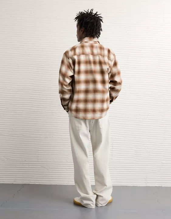 AE Relaxed Fit Everyday Flannel Shirt - Image 2