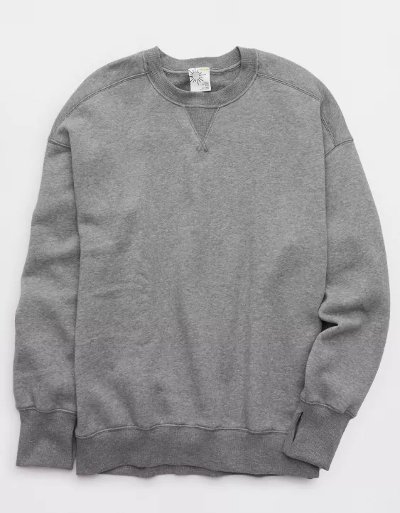 OFFLINE By Aerie Cloud Fleece Oversized Crewneck Sweatshirt - Image 4