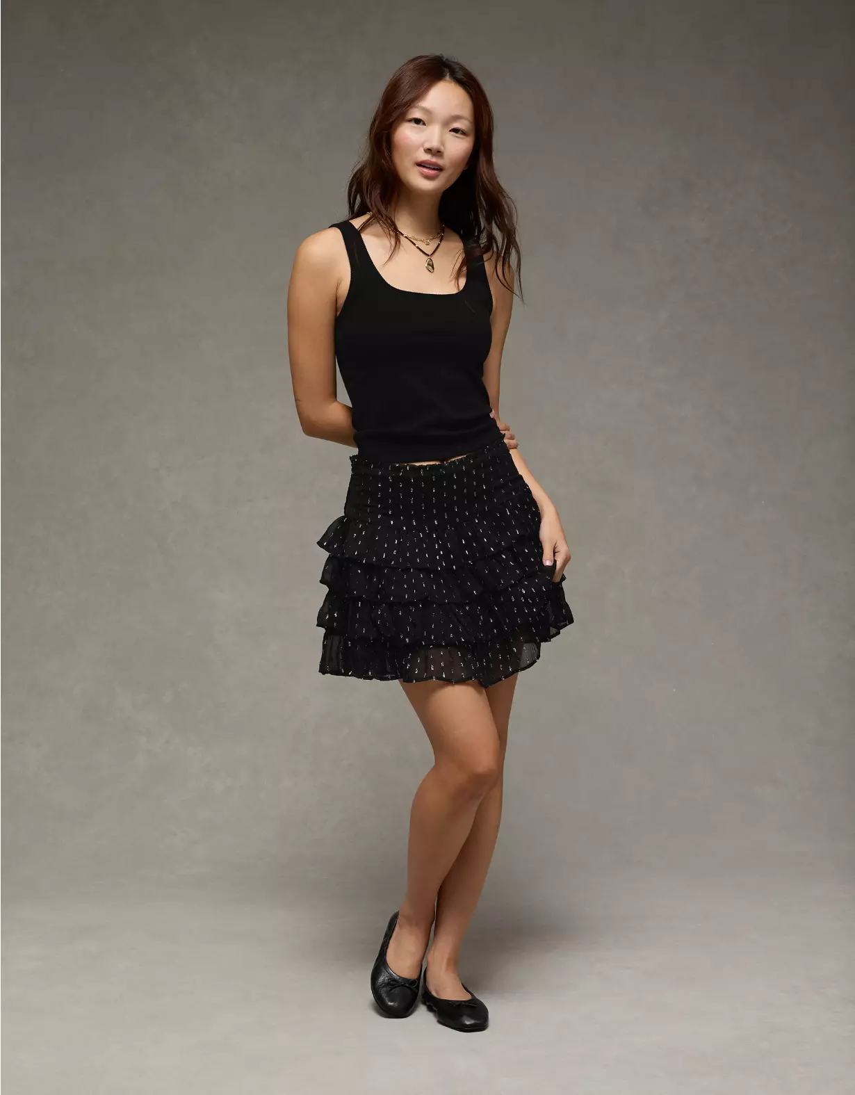 AE Square Neck Plush Tank Top