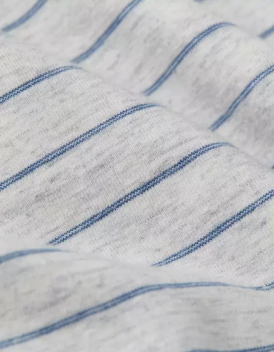 AE 24/7 Club Logo Striped Polo Shirt - Image 6