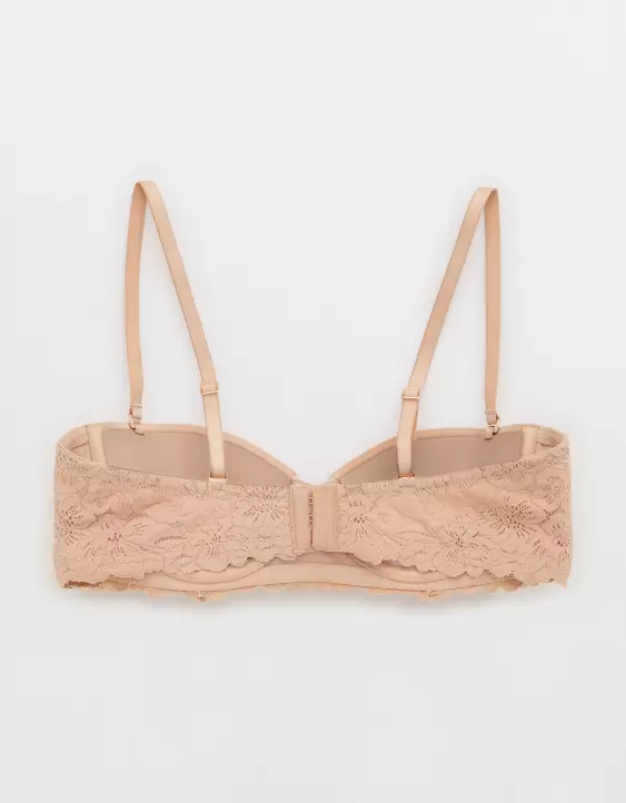 Show Off Rosey Lace Strapless Push Up Bra - Image 4
