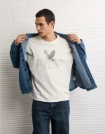 AE Boxy Johnny Cash Graphic T-Shirt