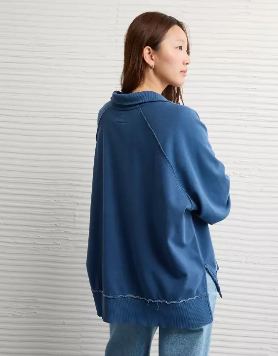 AE Big Hug Henley Sweatshirt - Image 2