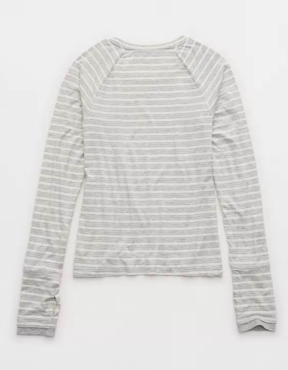 OFFLINE By Aerie Thumbs Up Fitted T-Shirt - Image 4