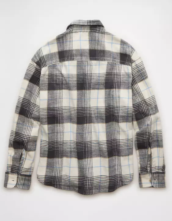 AE Boxy Flannel Shirt - Image 5