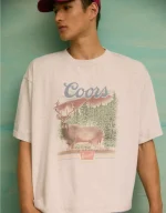 AE Boxy Coors Banquet Graphic T-Shirt