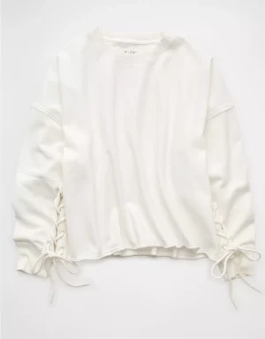AE Side Lace-Up Sweatshirt