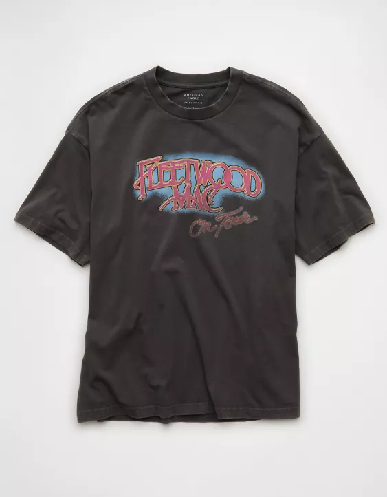 AE Boxy Fleetwood Mac Graphic T-Shirt - Image 3