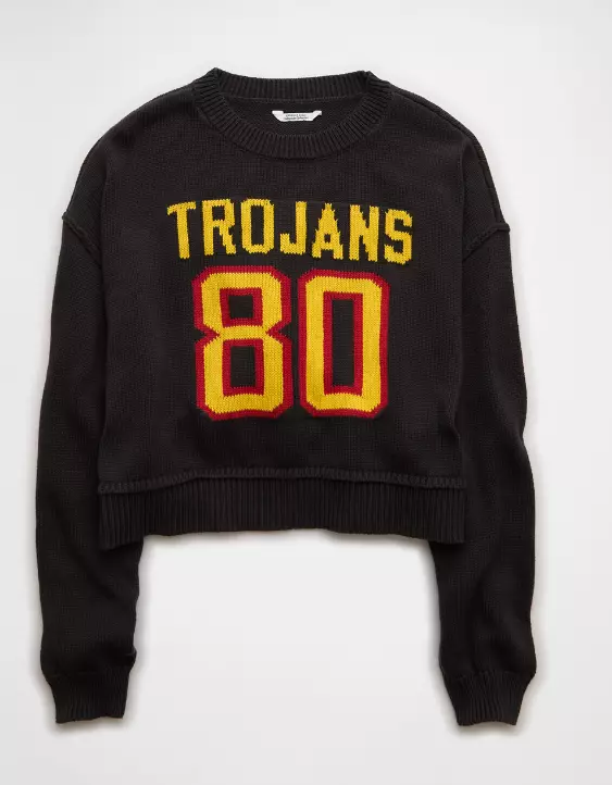 AE USC Trojans Cropped Sweater - Image 3
