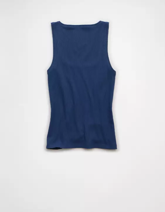 AE Square Neck Plush Tank Top - Image 4