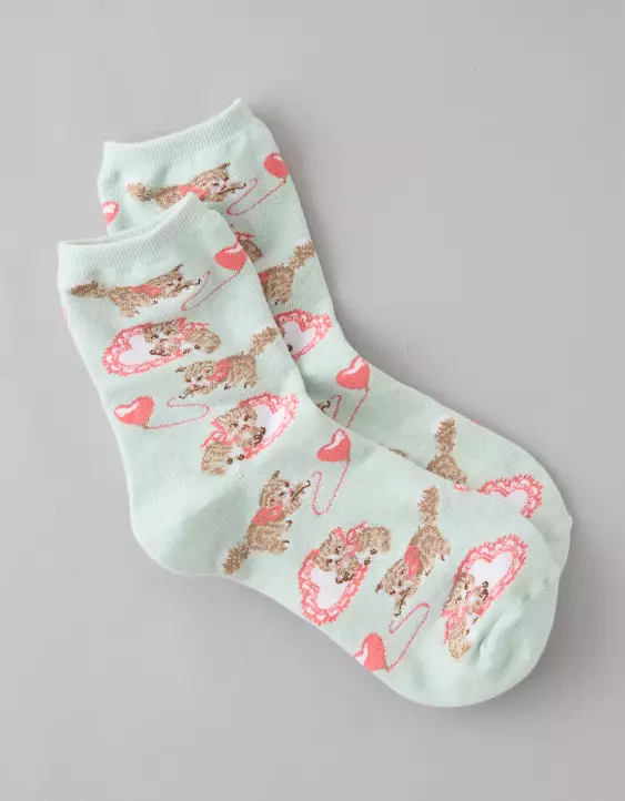 AE Valentine's Day Crew Socks - Image 3