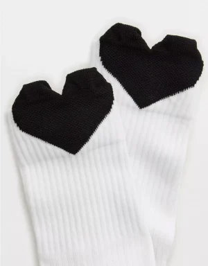Aerie Ribbed Cotton Crew Socks