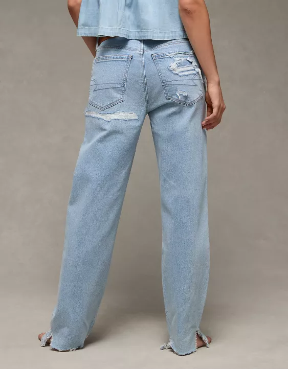 AE Strigid Low-Rise Baggy Straight Jean - Image 3