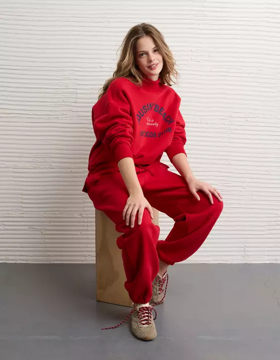 AE x The Summer I Turned Pretty Mock Neck Sweatshirt - Image 7