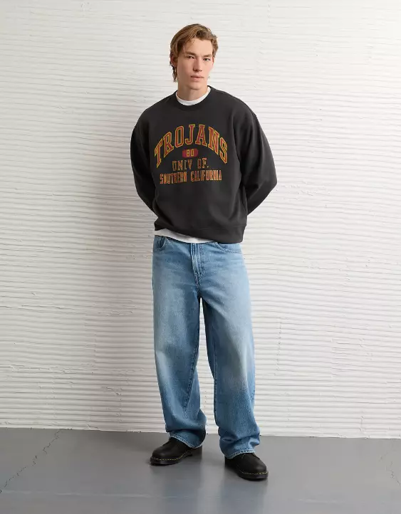 AE USC Trojans Graphic Sweatshirt - Image 6