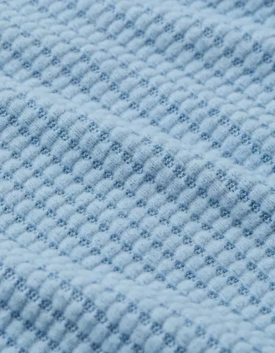 AE Big Hug Off-The-Shoulder Waffle Sweatshirt - Image 6