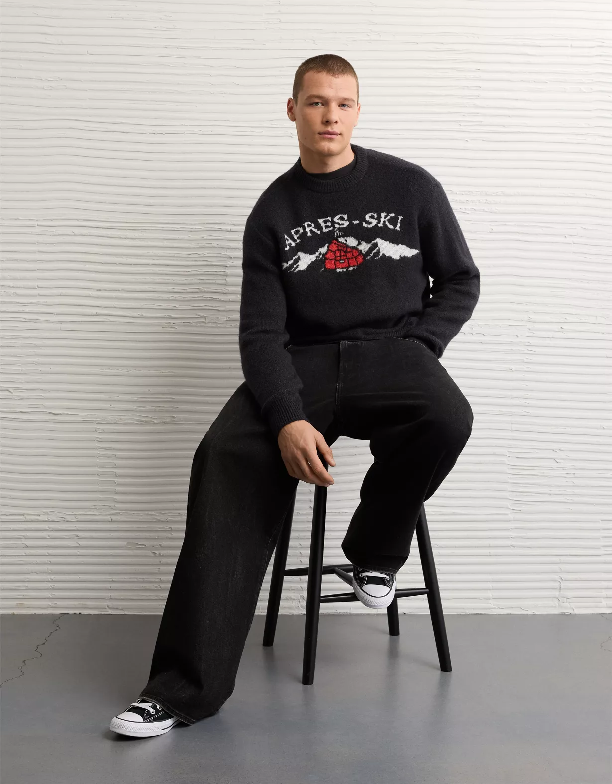 AE Cozy Cabin Snoopy Sweater