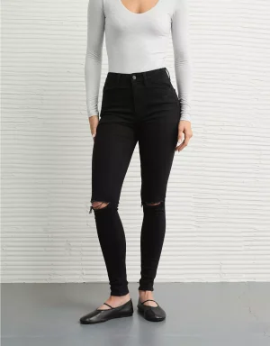 AE Next Level Ripped Super High-Waisted Jegging