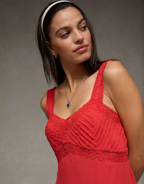 AE Lace Slip Mini Dress - Image 6