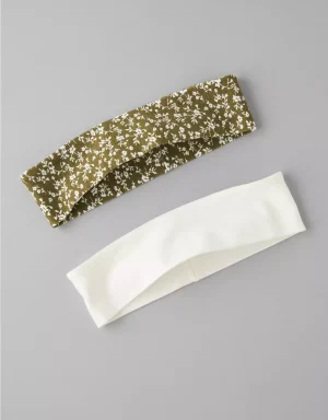 AE Floral Soft Headband 2-Pack