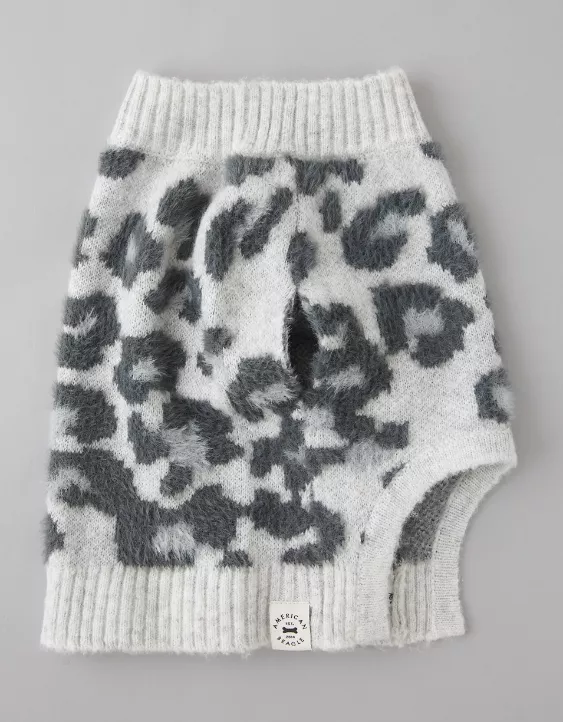 ABO Leopard Print Dog Sweater - Image 4