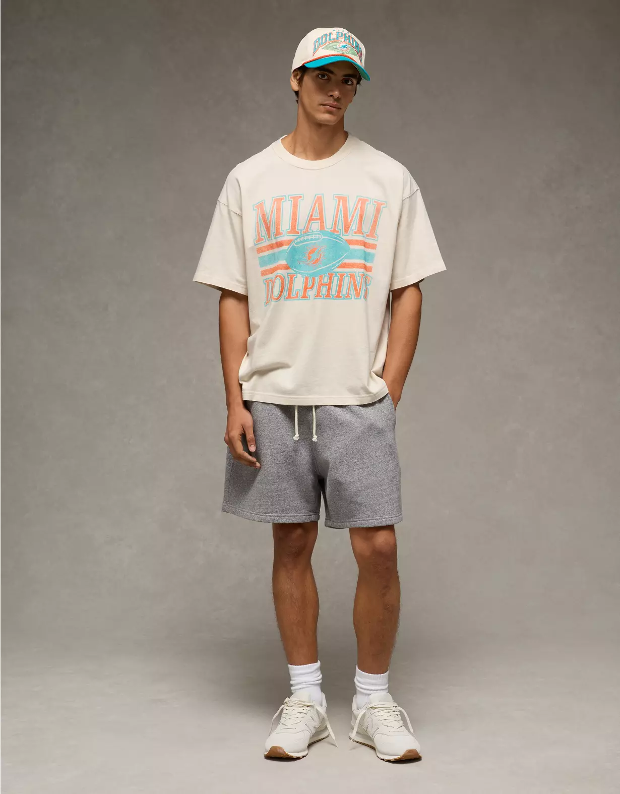 NFL Boxy Miami Dolphins Graphic T-Shirt