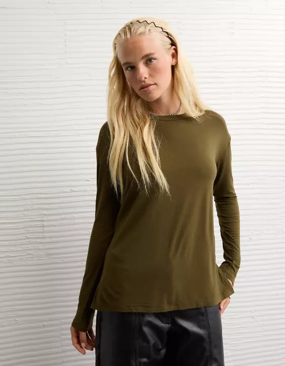 AE Soft & Sexy Long Sleeve T-Shirt - Image 5
